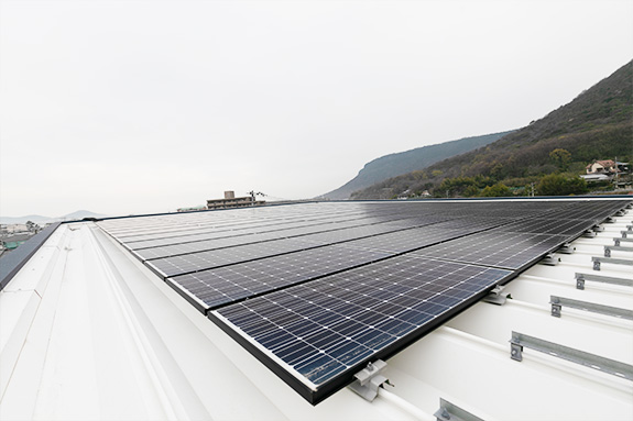 写真：太陽光発電