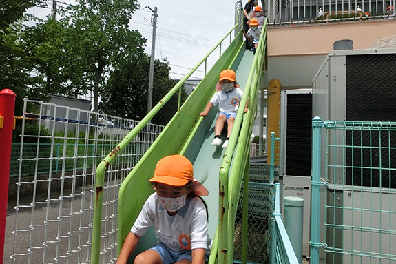 写真：避難訓練