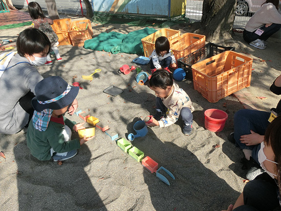 写真：親子